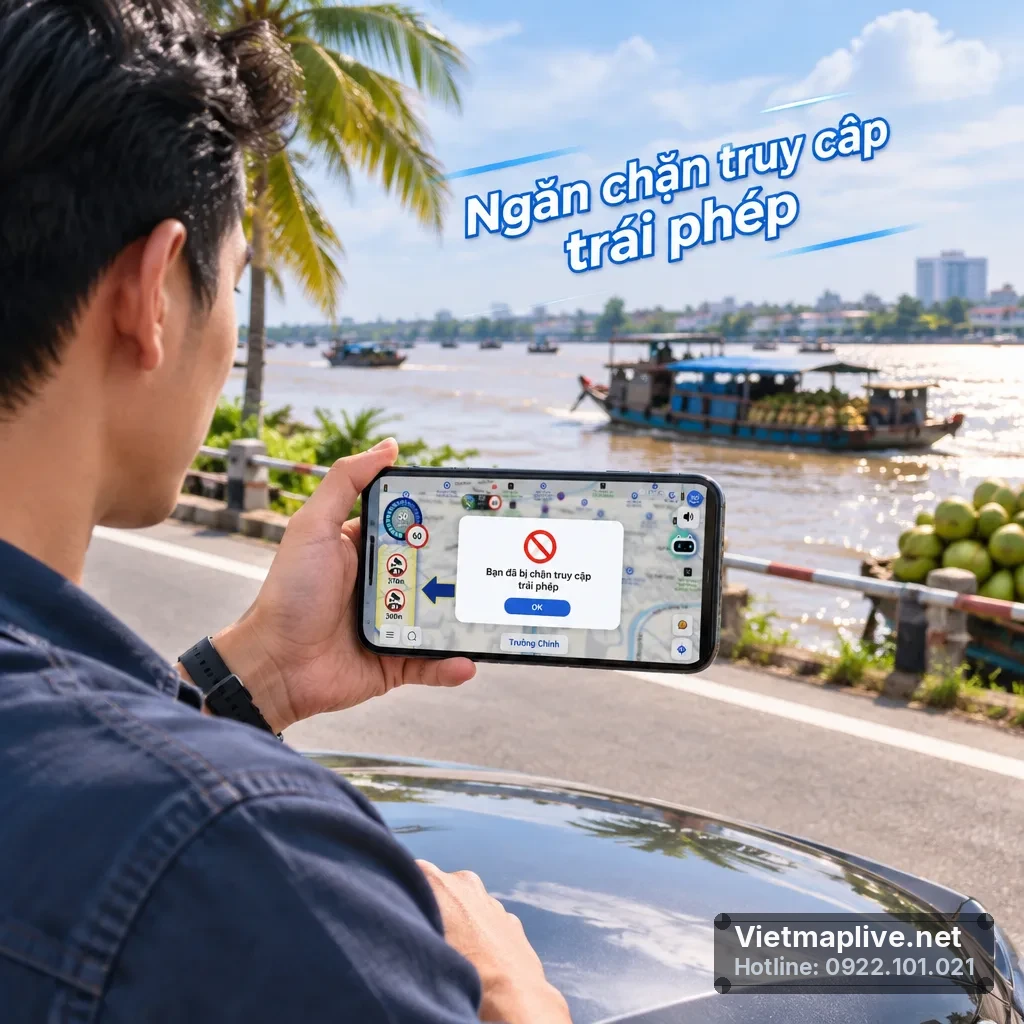 Hệ thống VietMap Live phát hiện truy cập trái phép