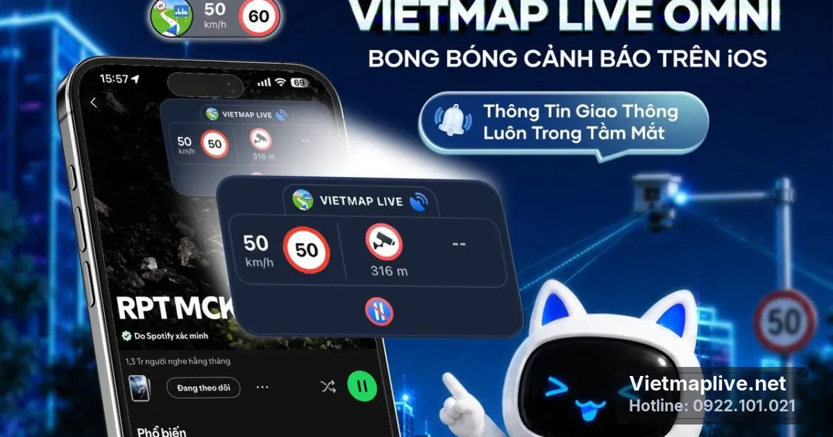 Bong Bóng Cảnh Báo VietMap Live: Đột Phá Trên iOS