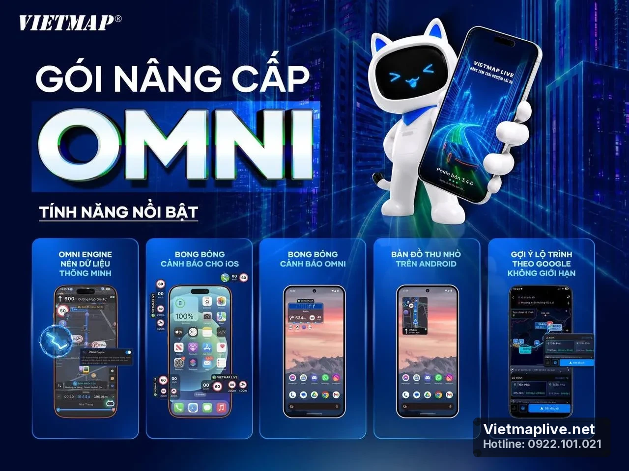 Gói nâng cấp OMNI với các tính năng nổi bật