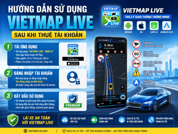 Hướng Dẫn Sử Dụng Vietmap Live
