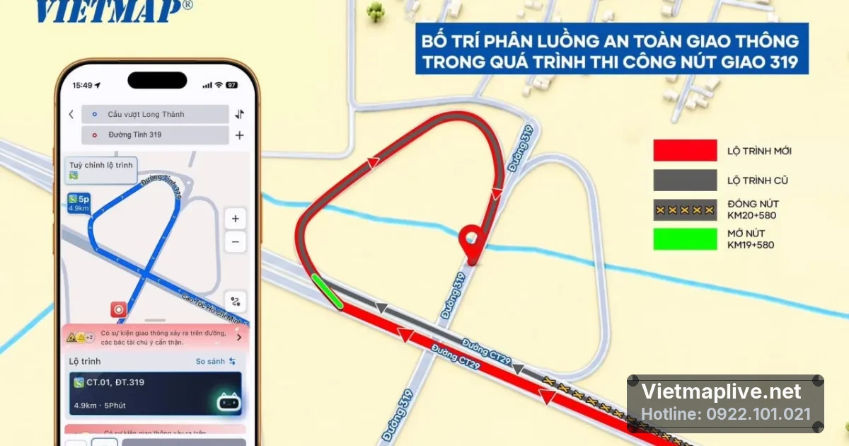 Cập Nhật Lối Ra Mới Tại Cao Tốc TP.HCM – Long Thành – Dầu Giây