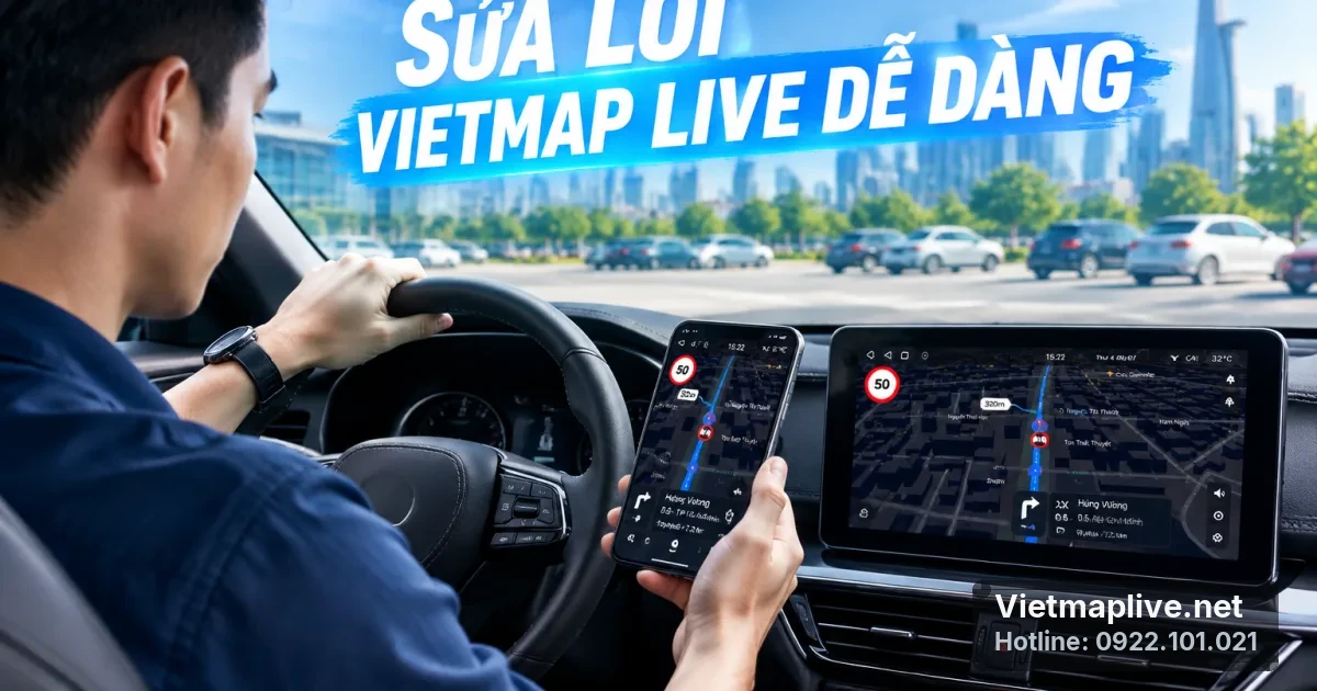 Hướng Dẫn Sửa Lỗi VietMap Live Bị Treo Trên Màn Hình Android &